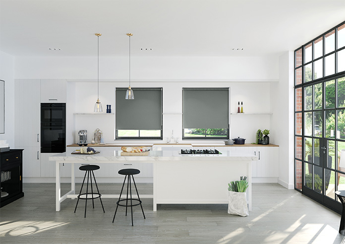 Orion (Blackout), Warm Grey - Twist&Fit Roller Blind - Image 8